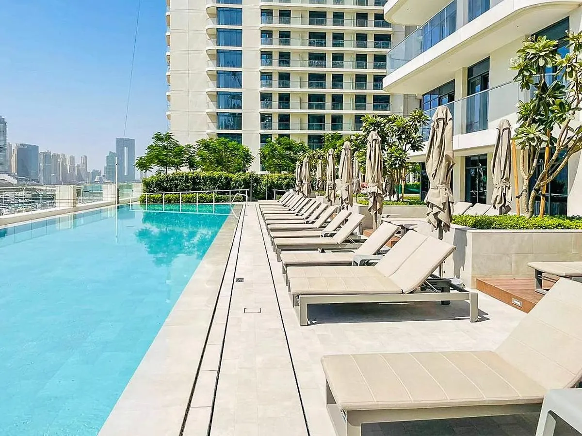 Marina Vista 1 Bed With Private Beach And Gorgeous Skyline ドバイ 0*,