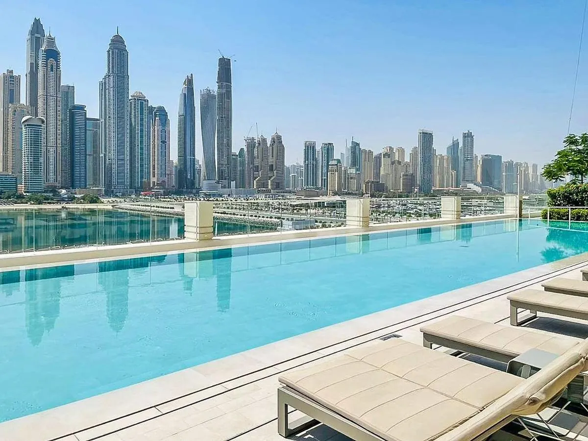 Marina Vista 1 Bed With Private Beach And Gorgeous Skyline ドバイ